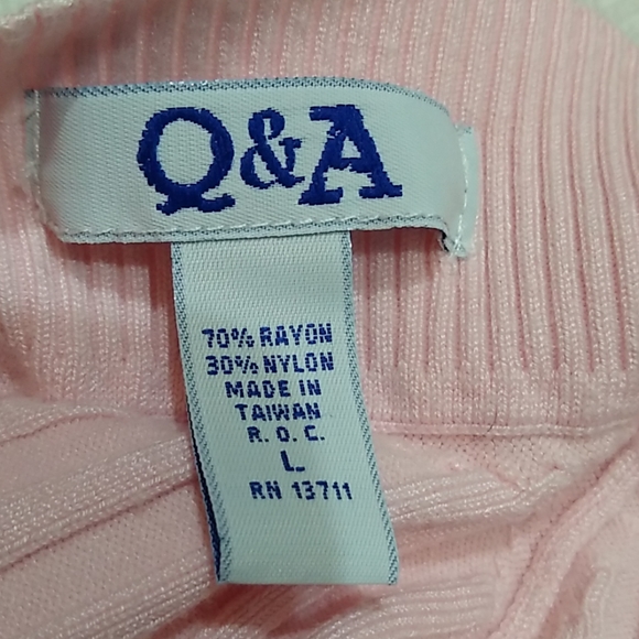 Free with purchase of 2nd item - Light Pink Q&A Juniors Large 3/4 sleeves - Picture 4 of 4